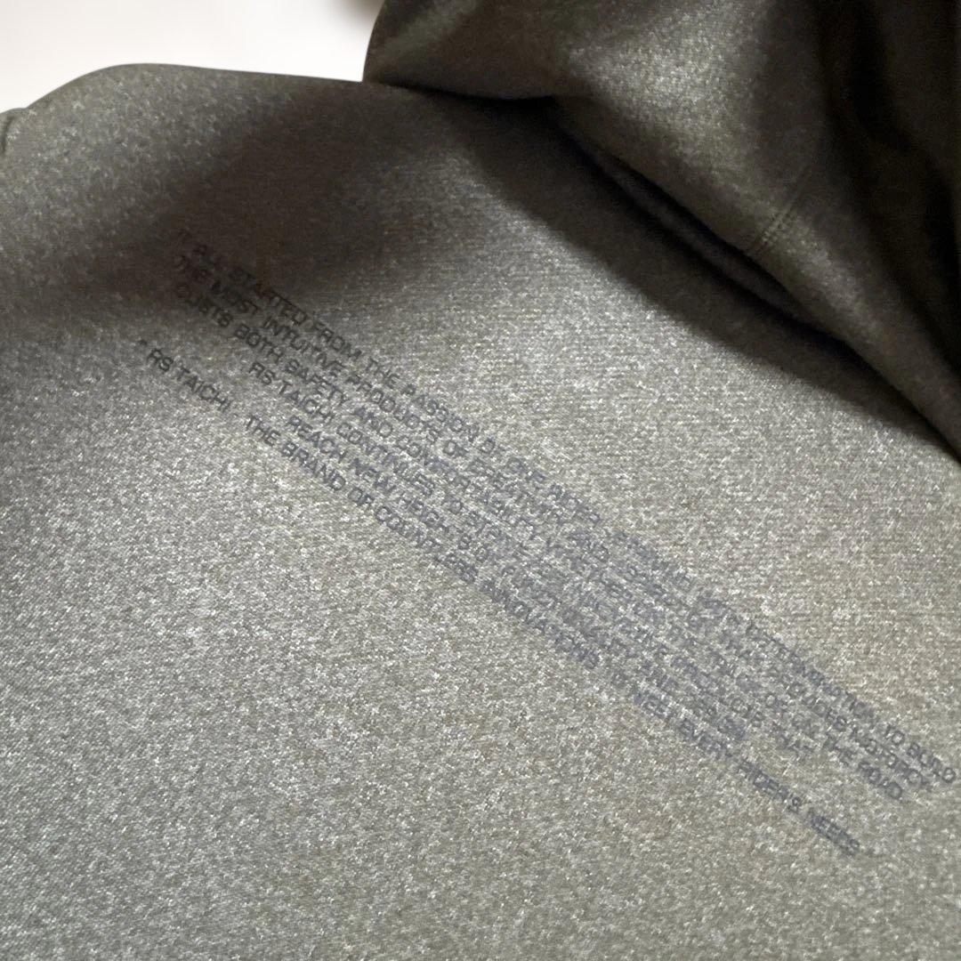 TAICHI フード付きジャケット オリーブグリーン　パッド付き