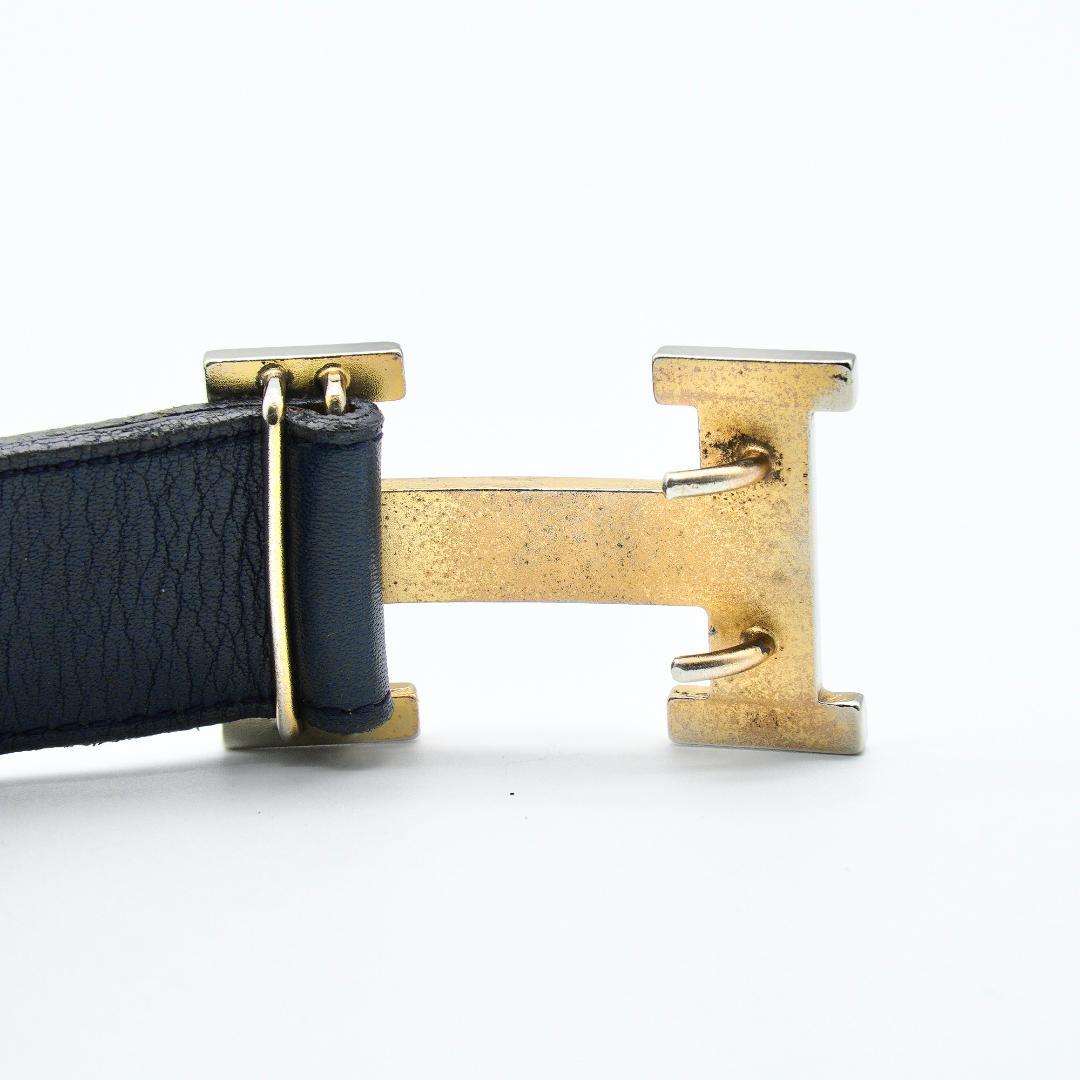 【美品】エルメス コンスタンス リバーシブル レザー Hベルト　AJ10