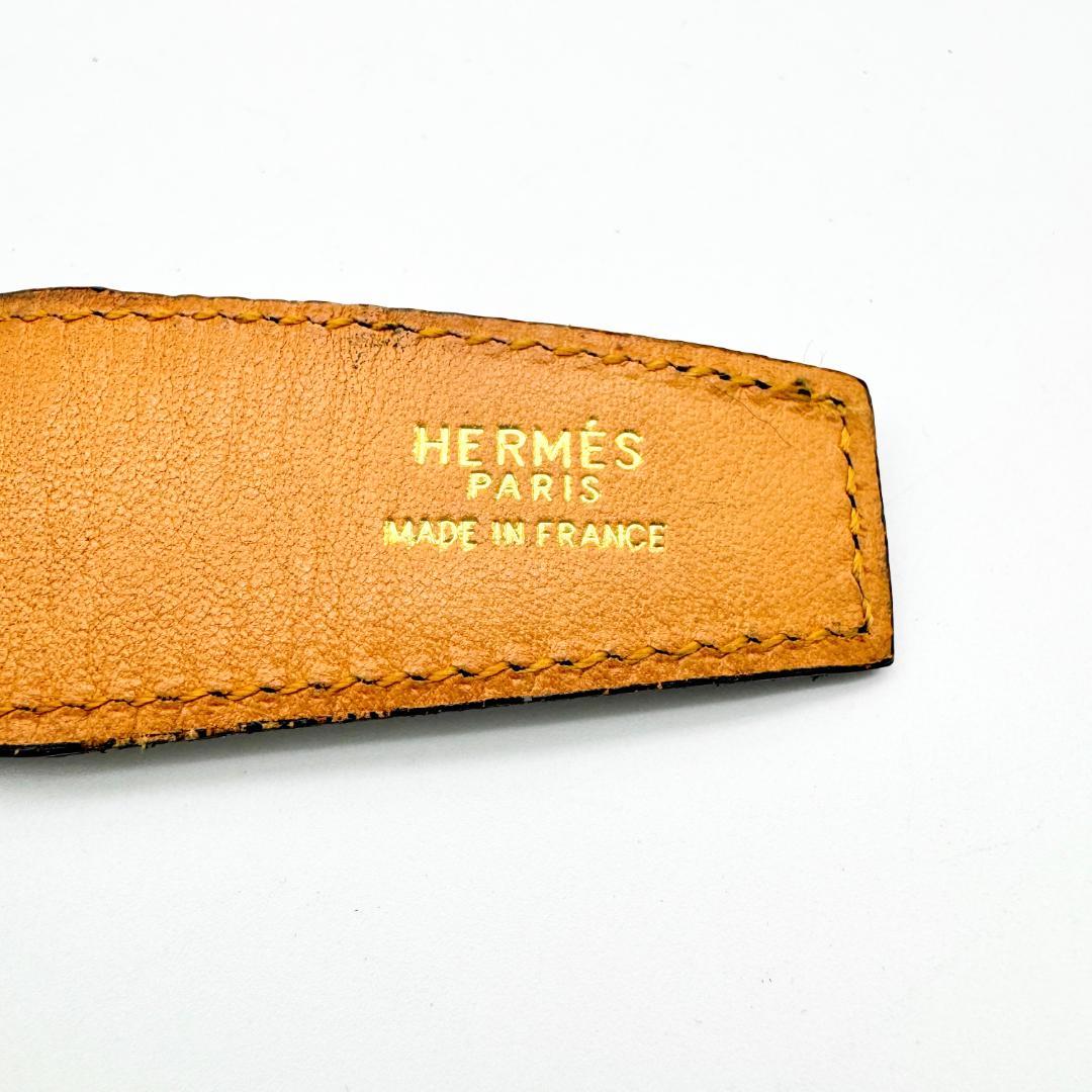 【美品】エルメス コンスタンス リバーシブル レザー Hベルト　AJ10