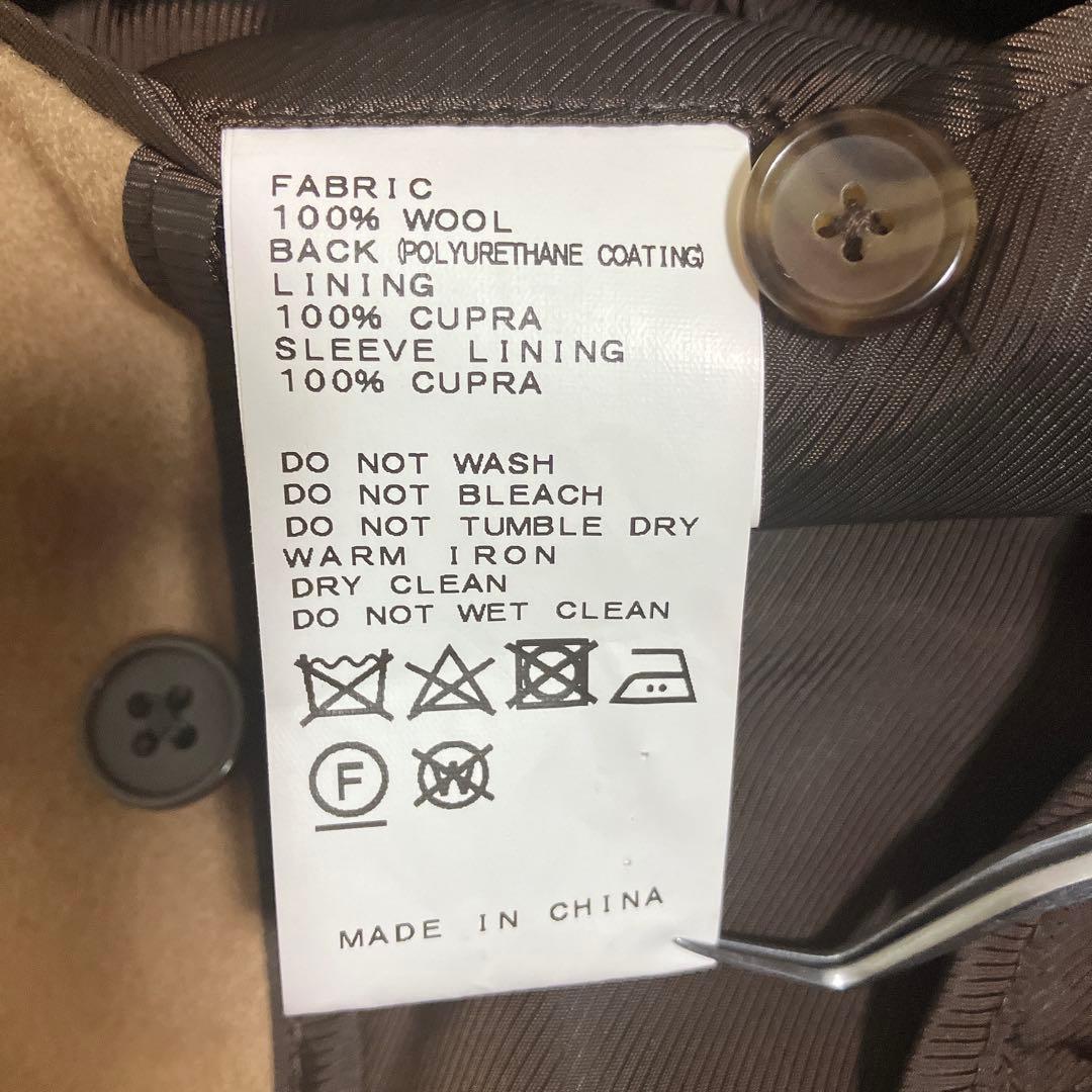 【美品】エディフィス ロロピアーナ ステンカラーコート ライナー付