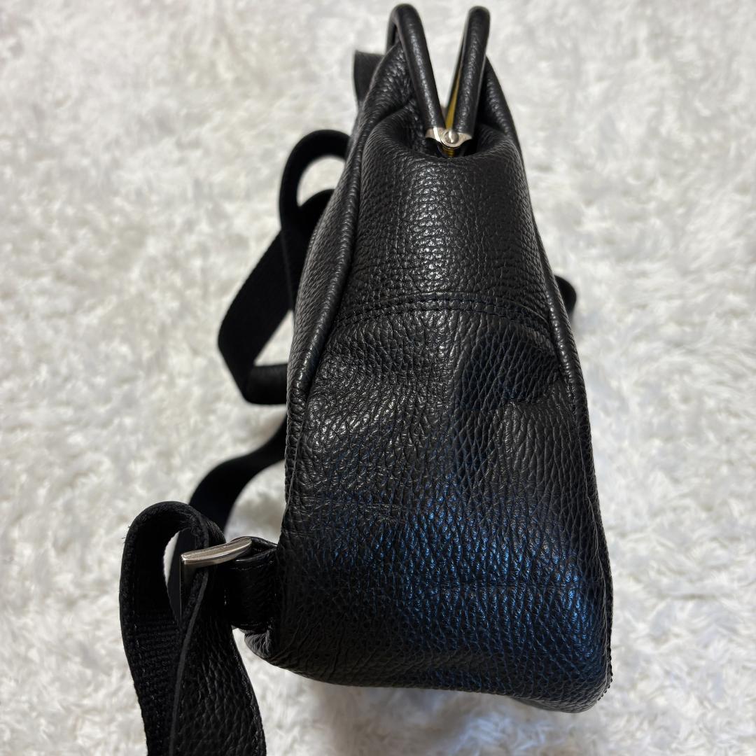 broom ブルーム　がま口　リュック　黒　カバン　ブラック