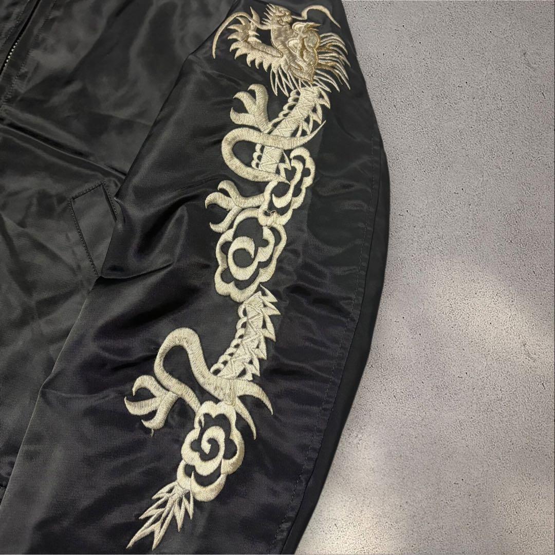 90's A BATHING APE MA-1 NIGO期 リバーシブル 刺繍