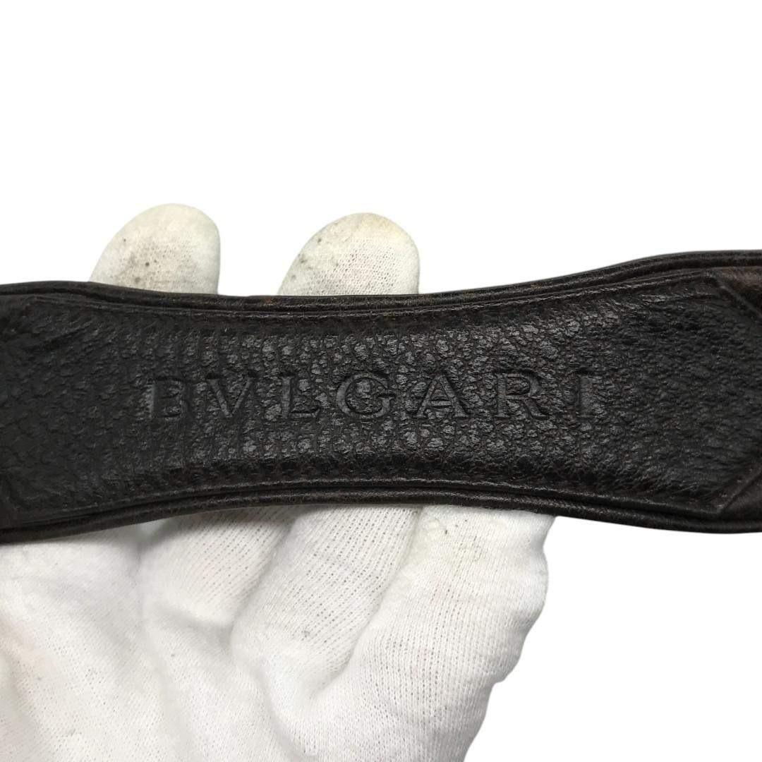 【極美品】ブルガリ アスコット ホーボー ショルダーバッグ レザー