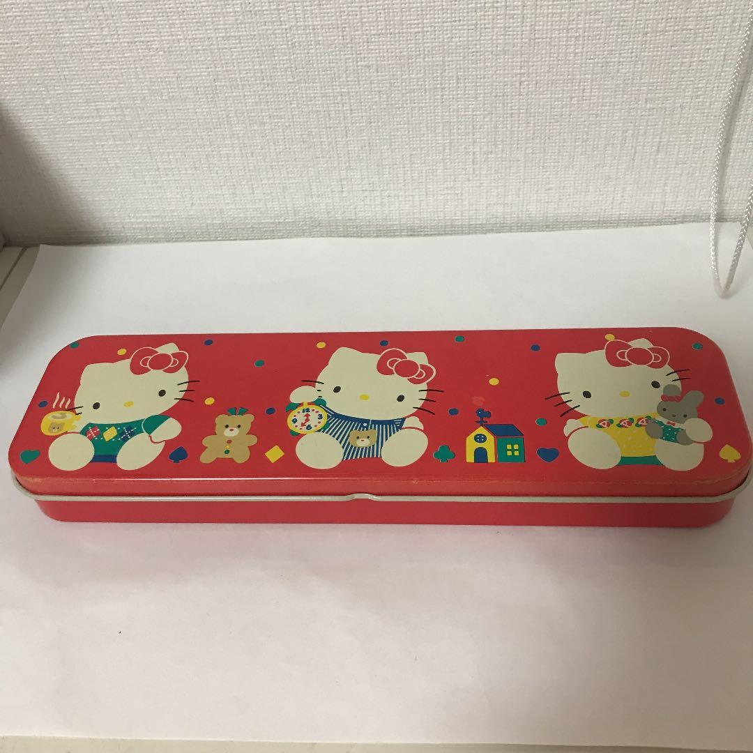 キティ 缶ペンケース 昭和 レトロ 当時物 昔 80年代 - メルカリ
