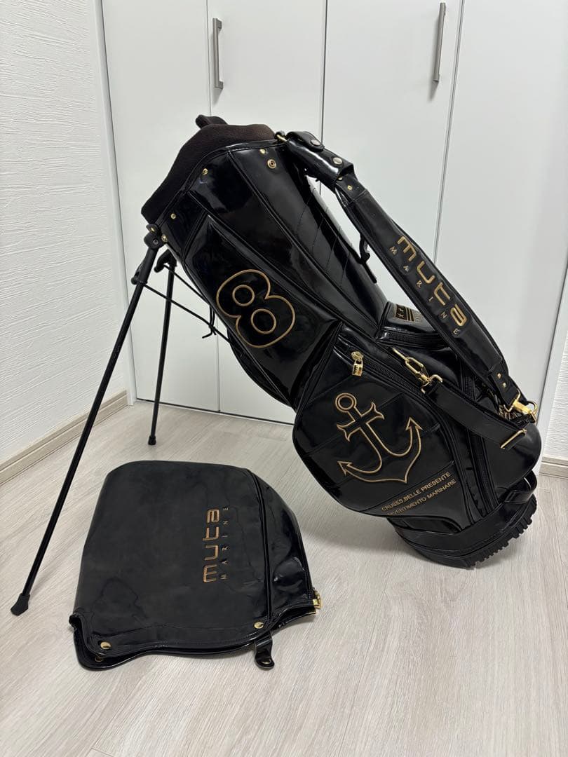 MUTE ゴルフバッグ ブラック ゴールド