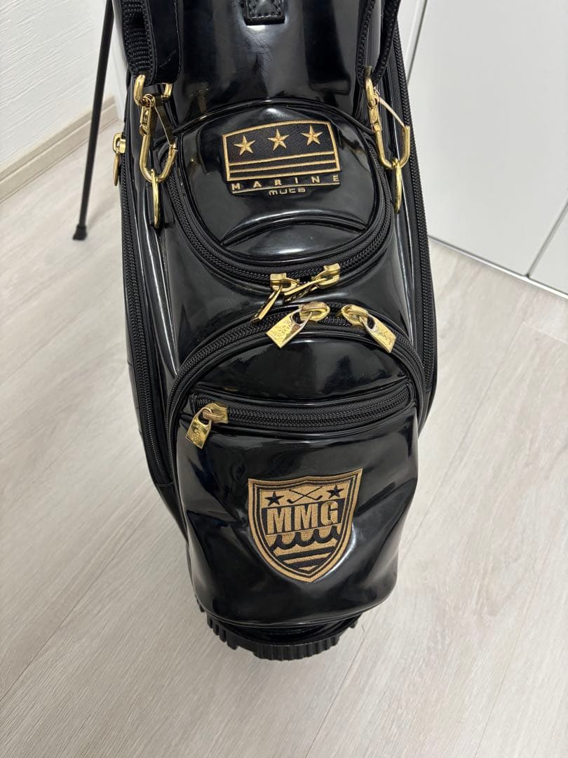 MUTE ゴルフバッグ ブラック ゴールド