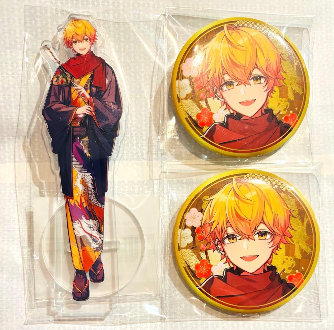 シクフォニ みこと 2024年お正月グッズ 缶バッジ アクスタ - メルカリ