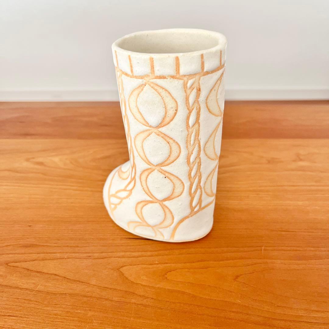 木村涼子　ブーツ　花器