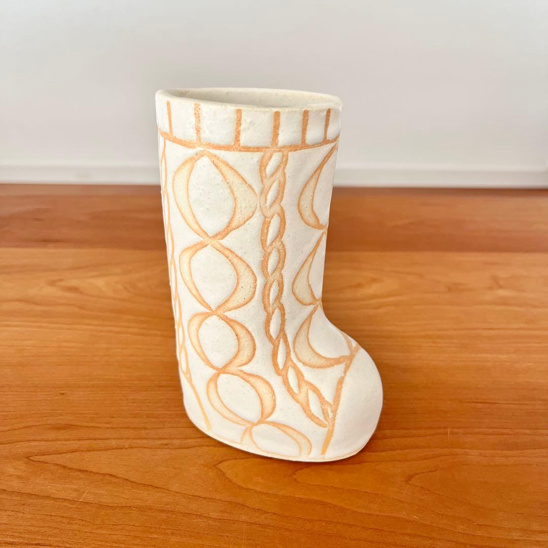 木村涼子　ブーツ　花器