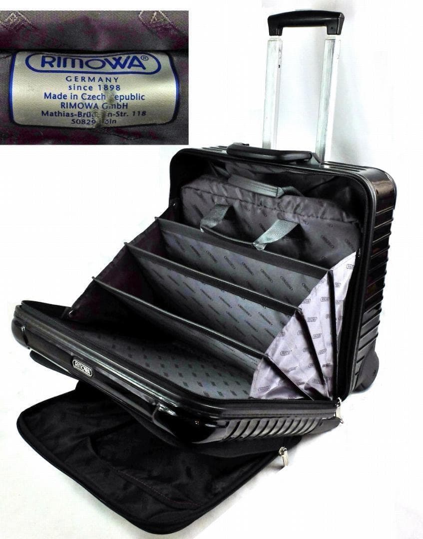 リモワ 840.40 サルサDXハイブリッド 2輪ビジネストロリー 30L 美品