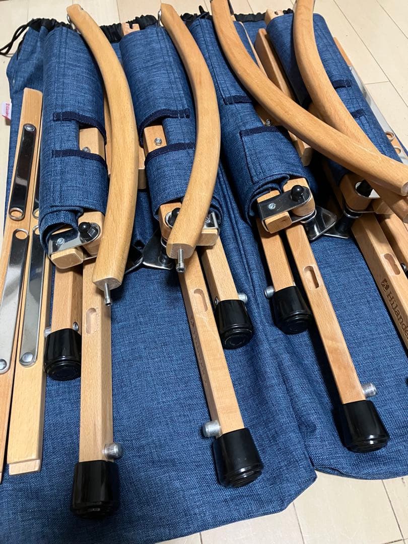 Hilander ウッドフレームチェア 2脚セット ハイランダー デニム