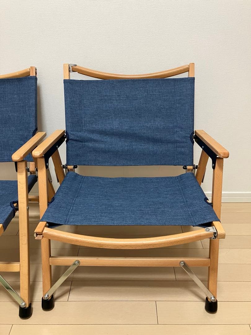 Hilander ウッドフレームチェア 2脚セット ハイランダー デニム