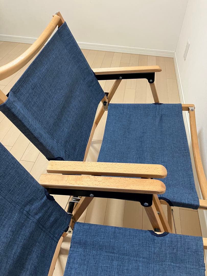 Hilander ウッドフレームチェア 2脚セット ハイランダー デニム