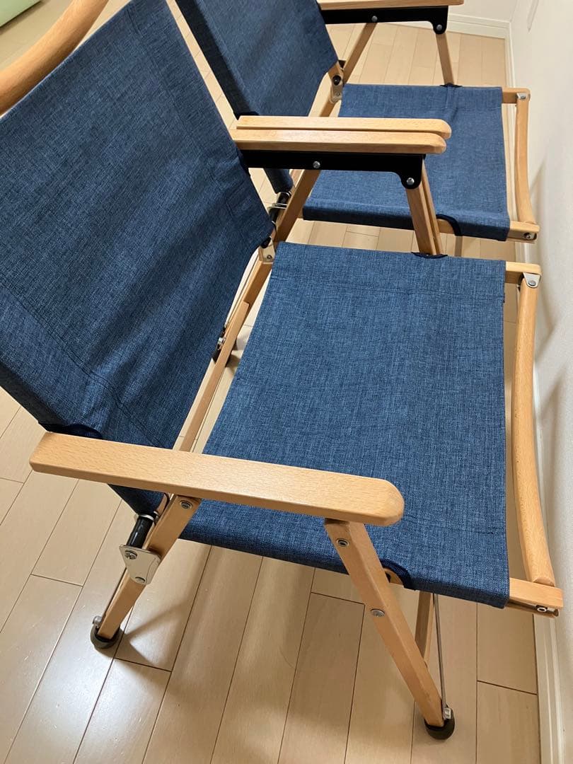 Hilander ウッドフレームチェア 2脚セット ハイランダー デニム