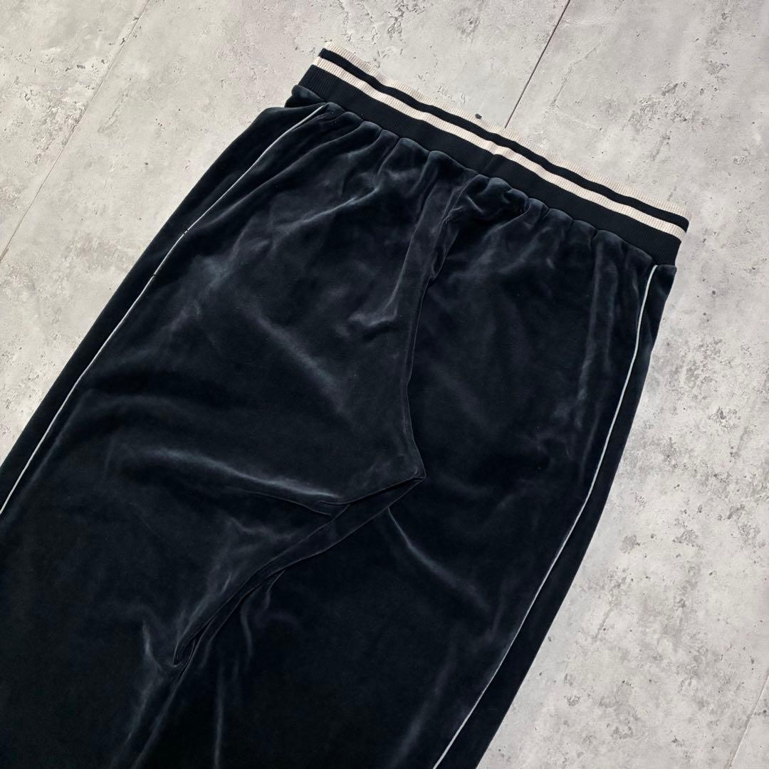 古着 PUMA セットアップ ジャージ ベロアトラックジャケット L〜XL 黒