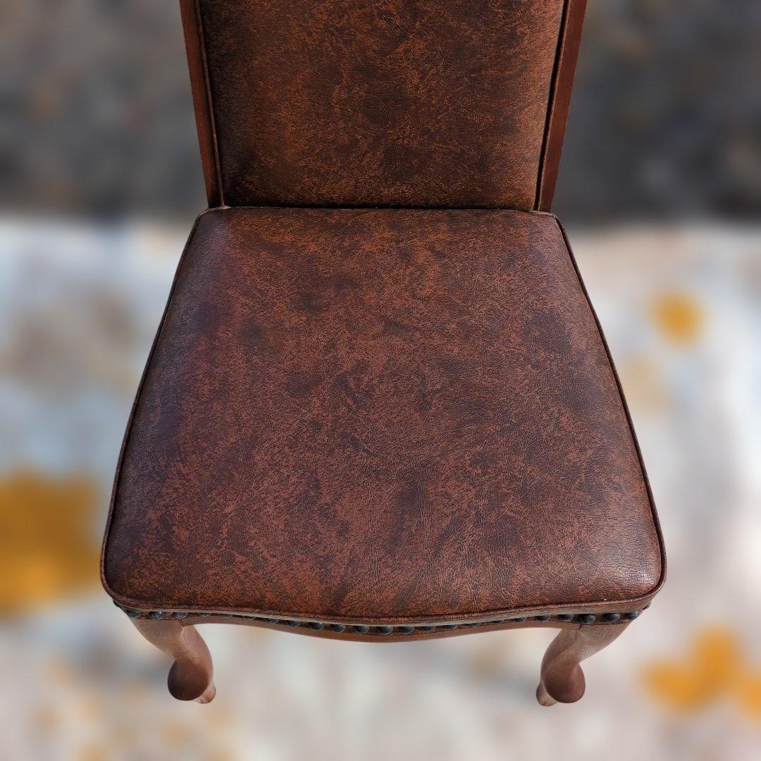 マルニ 猫脚 レザーチェア maruni ①+② ハイバック オールド レトロ