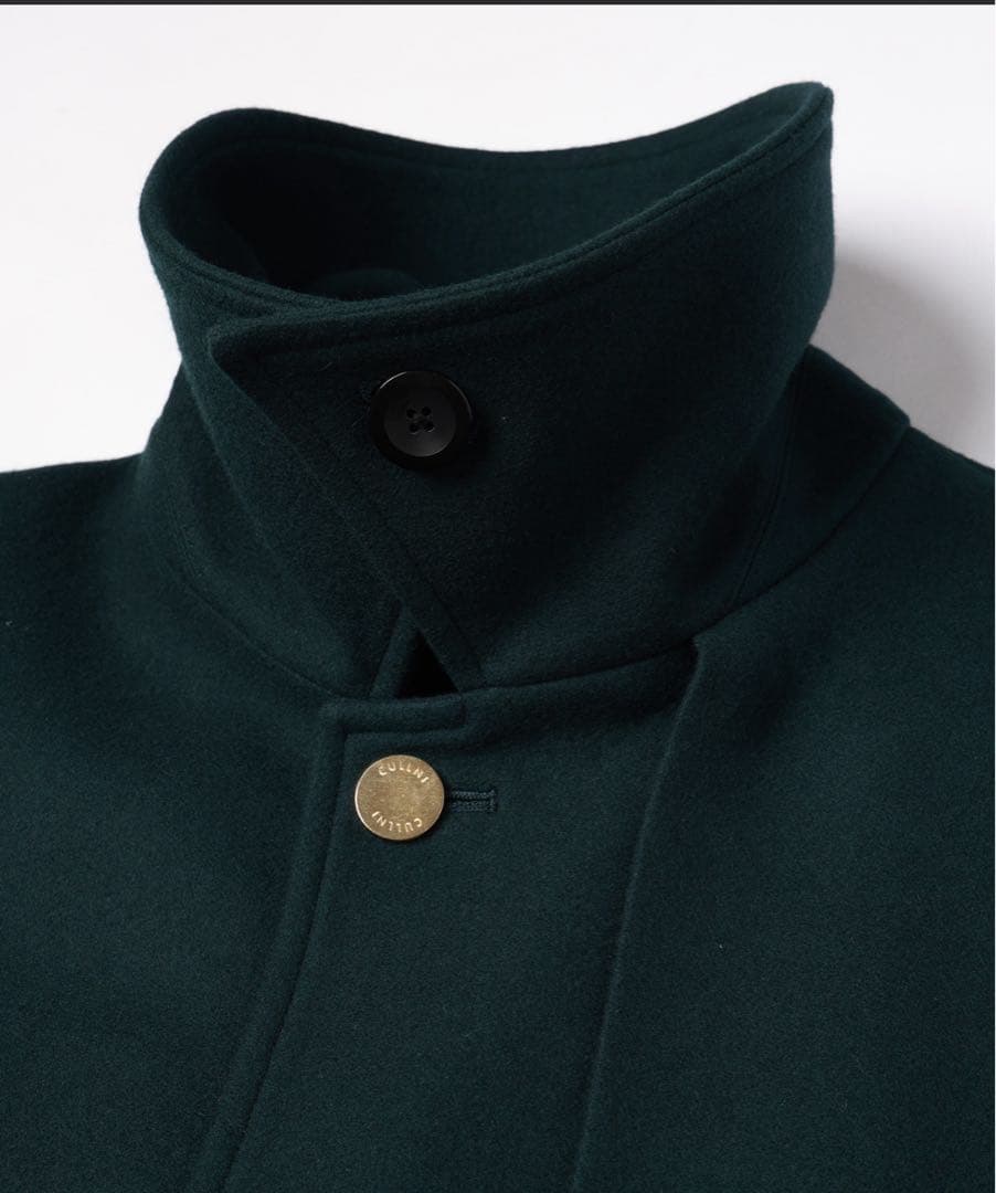 CULLNI ラムウールメルトンロングコート