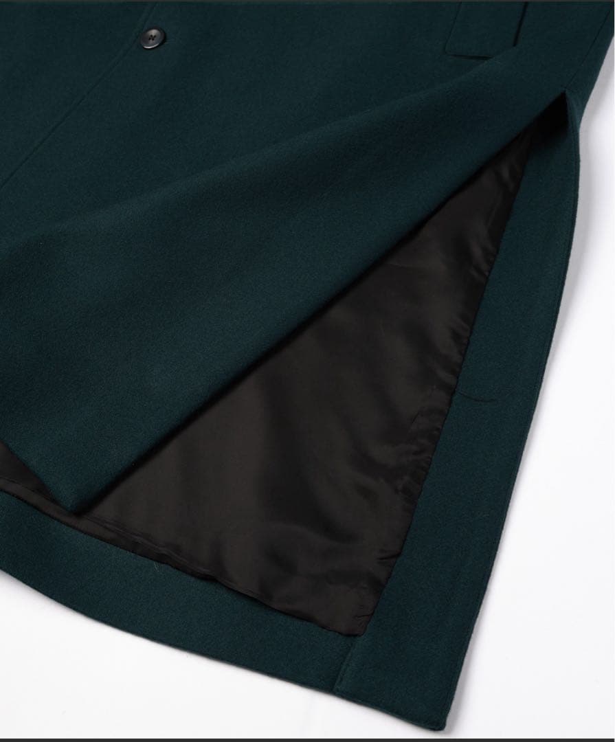 CULLNI ラムウールメルトンロングコート