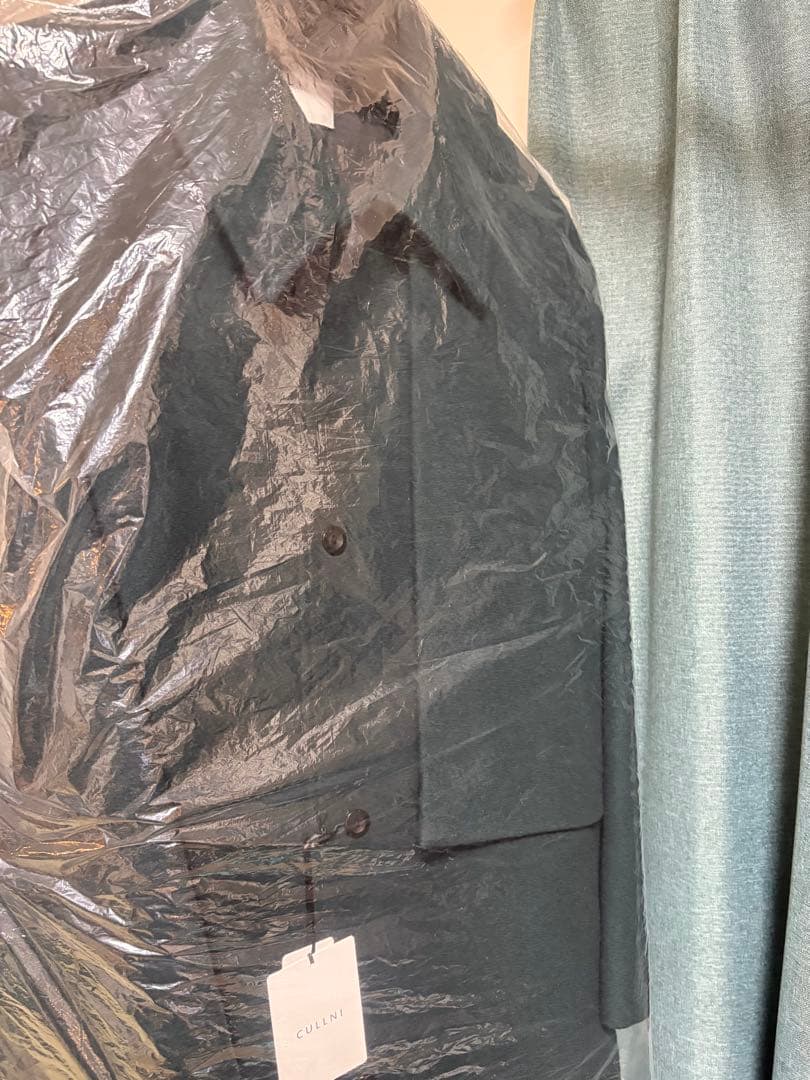 CULLNI ラムウールメルトンロングコート