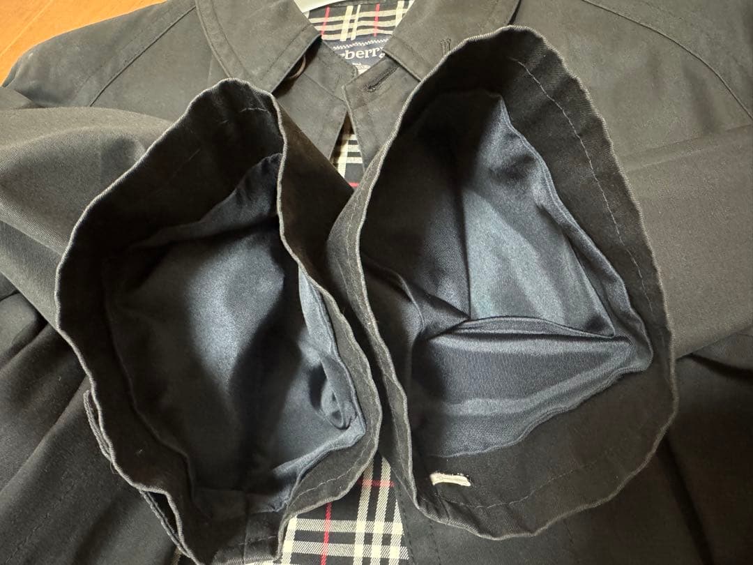 BURBERRY　ステンカラーコート　ネイビー