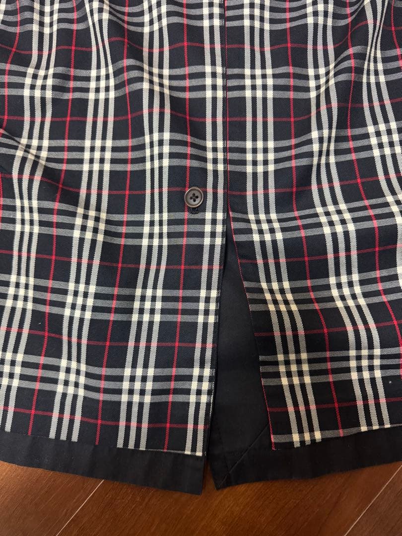 BURBERRY　ステンカラーコート　ネイビー