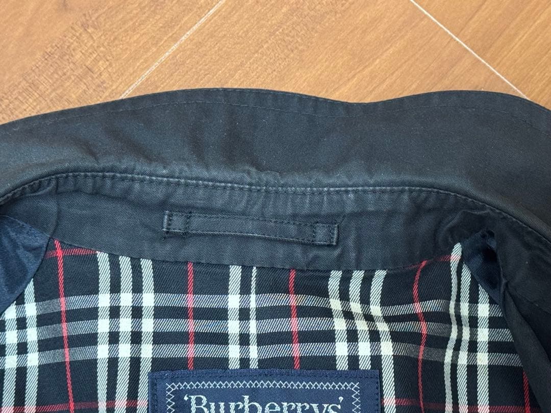 BURBERRY　ステンカラーコート　ネイビー