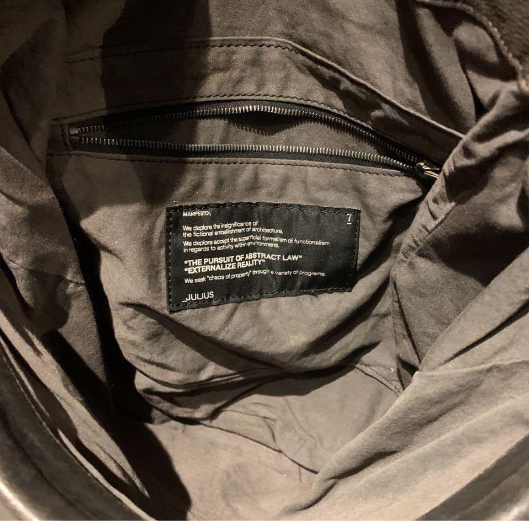 ユリウス JULIUS 初期ガスマスクレザー ショルダーバッグ