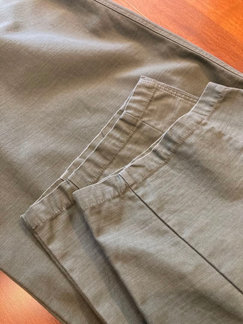 RHCロンハーマン　ワイドミリタリーパンツ（カーキ）