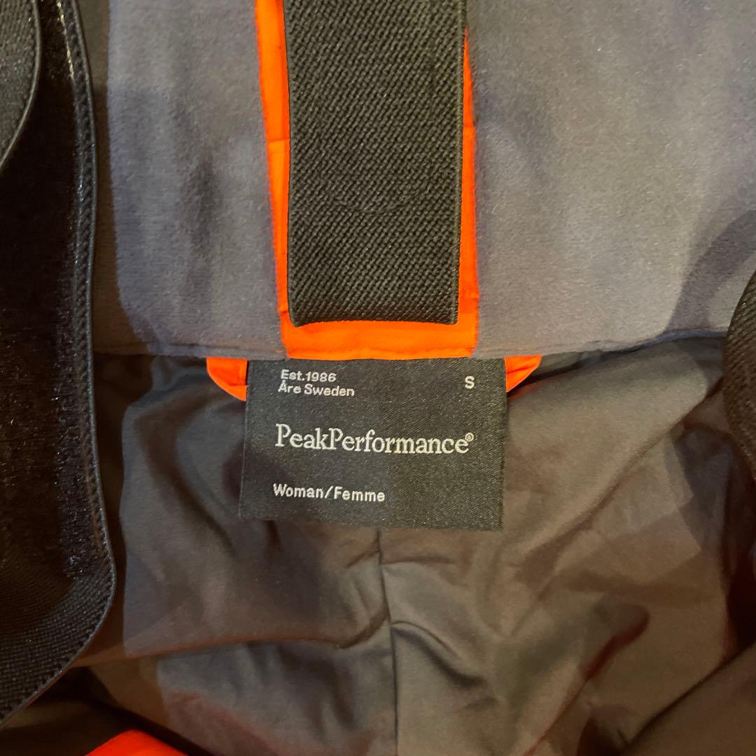 PeakPerformance スキーウェア 女性用 S オレンジ