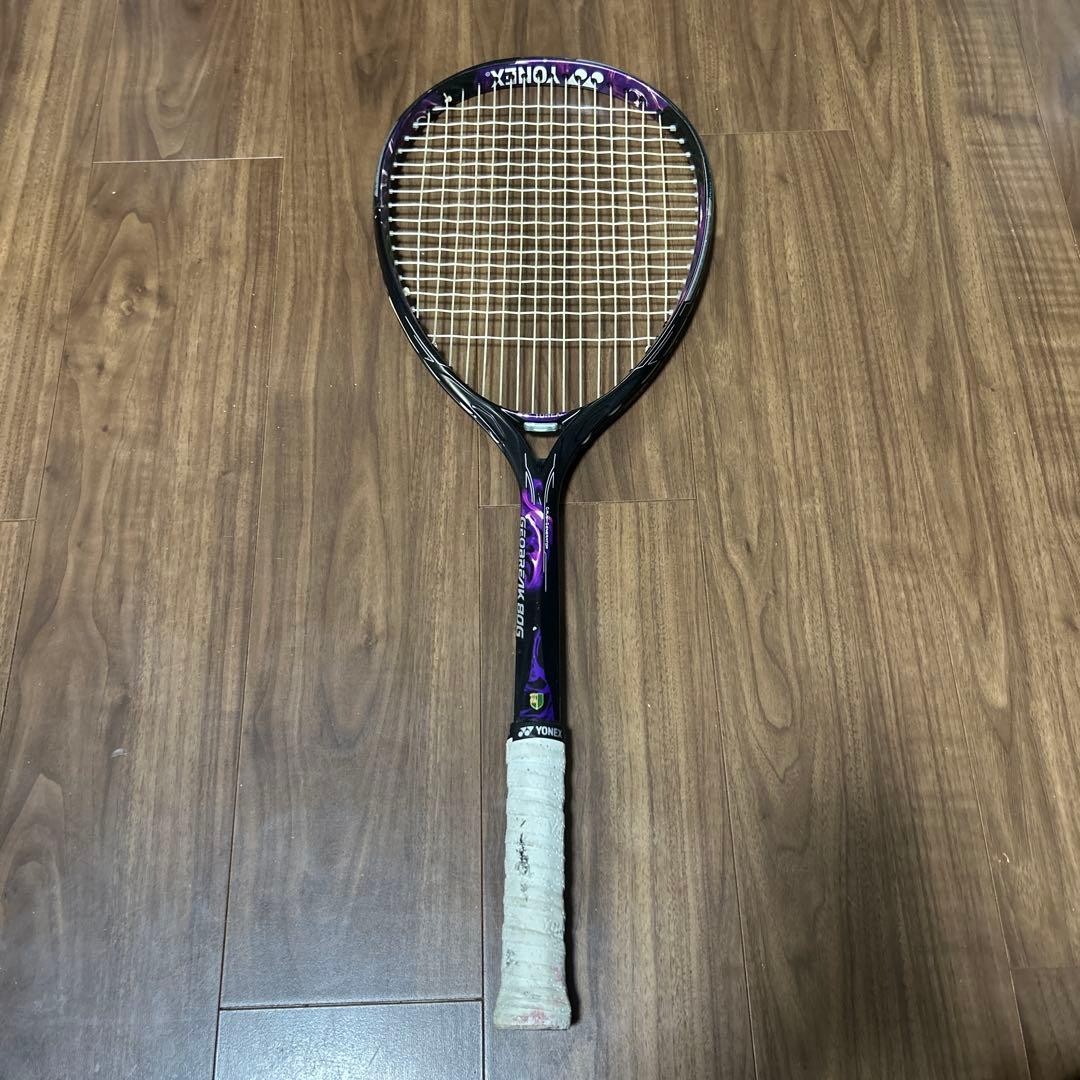 YONEX ソフトテニスラケット ジオブレーク80G ブラック/パープル
