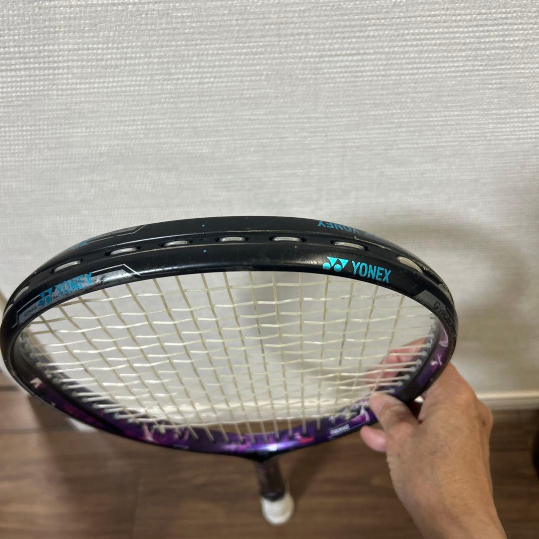 YONEX ソフトテニスラケット ジオブレーク80G ブラック/パープル