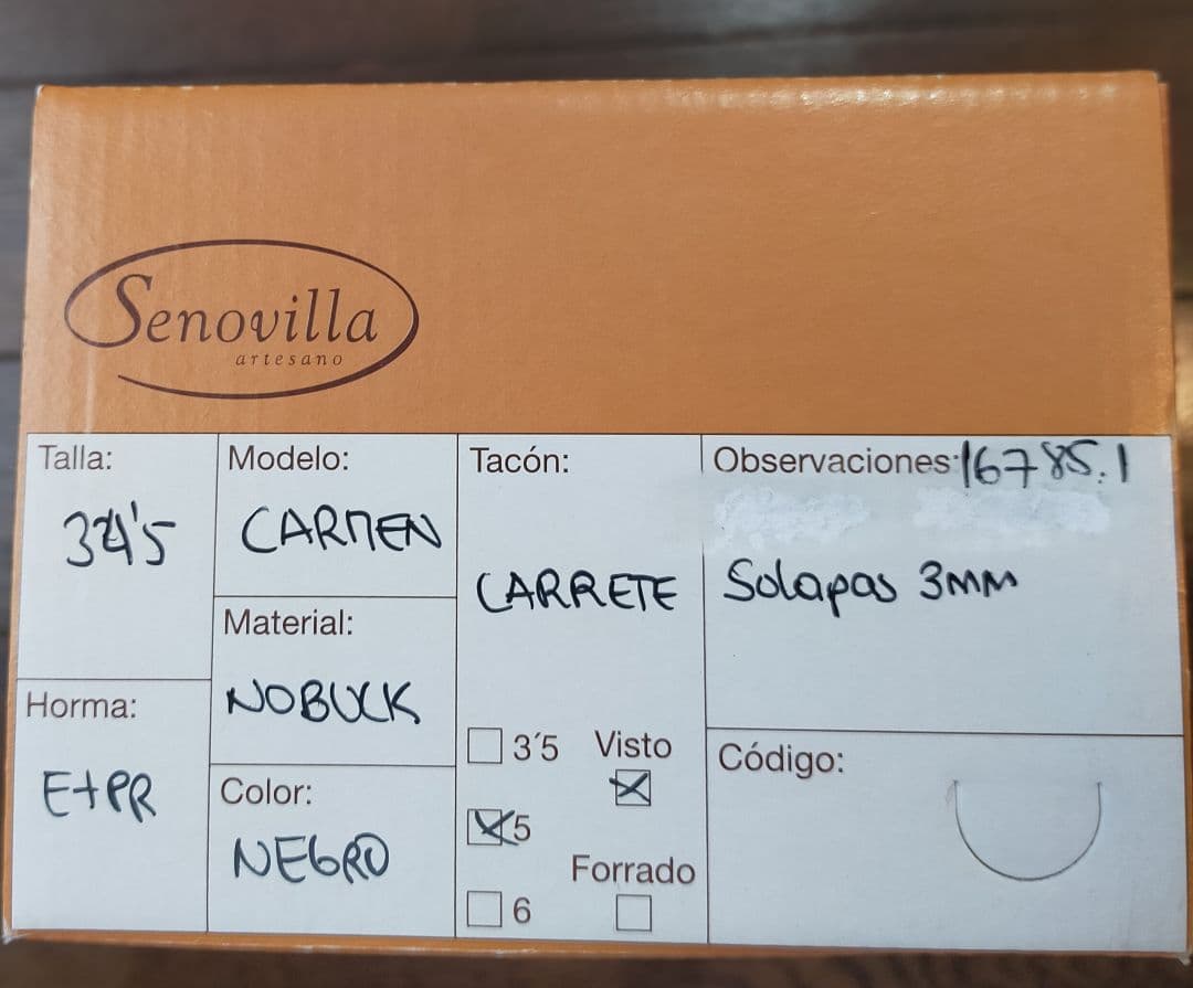 フラメンコシューズ 黒　セノビージャ34.5