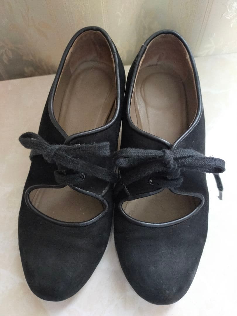 フラメンコシューズ 黒　セノビージャ34.5