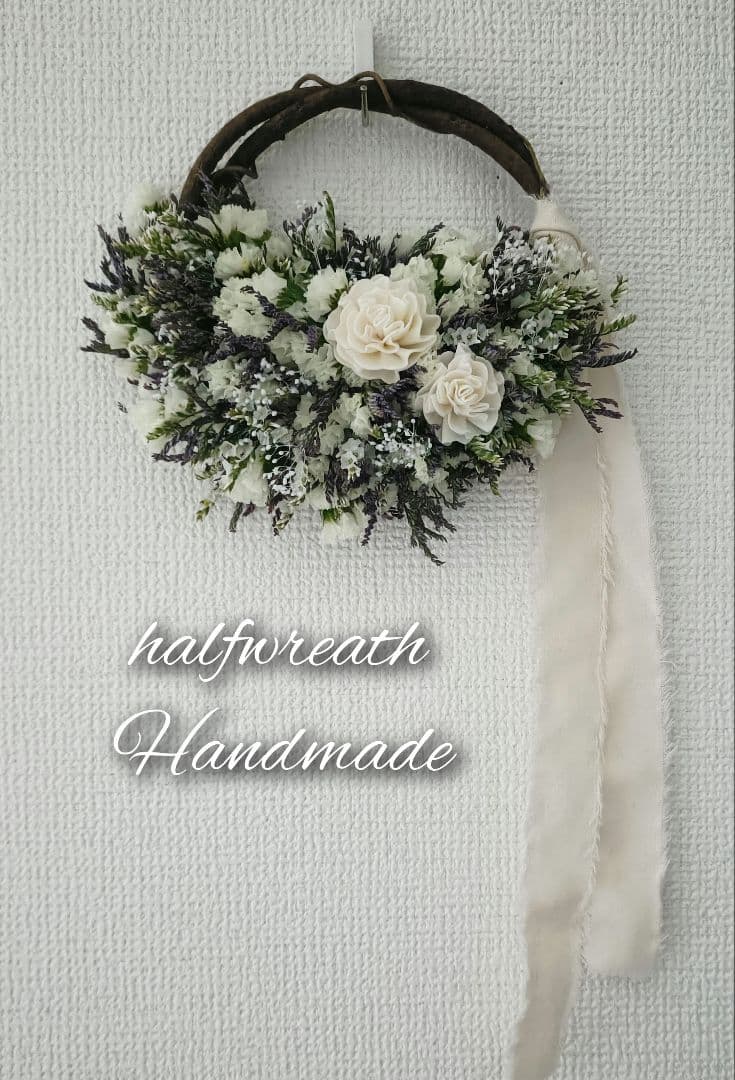 ♡・*.punchan‪‪‪.*¨̮・ドライフラワースワッグ&リース♡