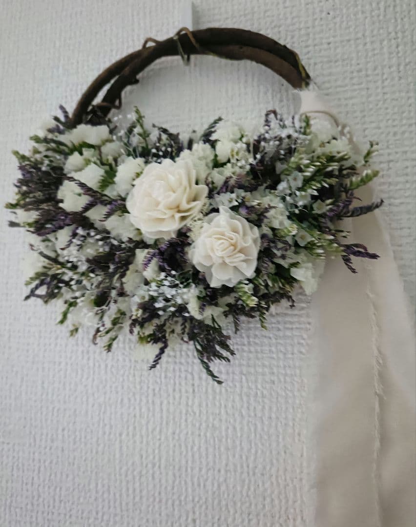 ♡・*.punchan‪‪‪.*¨̮・ドライフラワースワッグ&リース♡