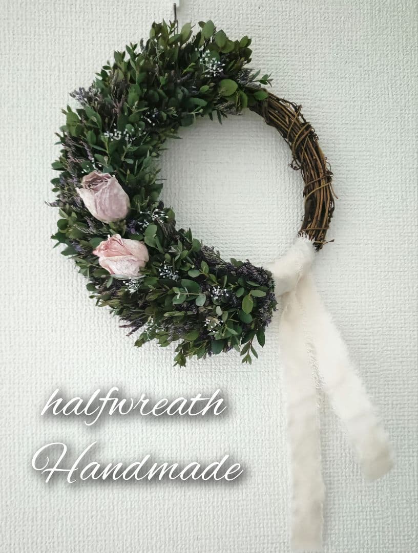 ♡・*.punchan‪‪‪.*¨̮・ドライフラワースワッグ&リース♡