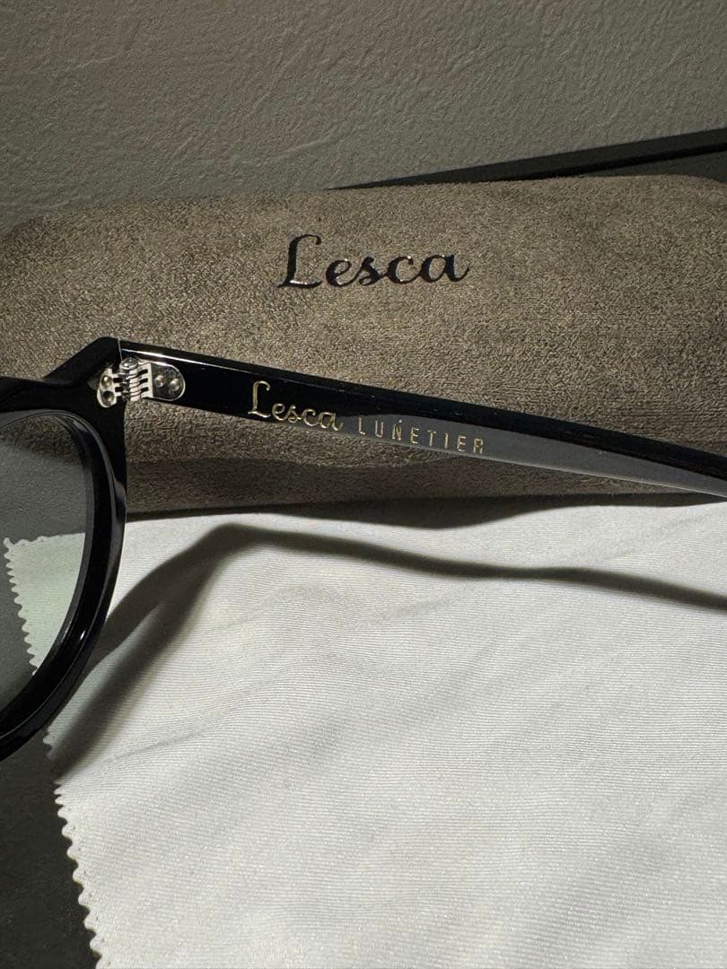 Lesca Lunetier レスカ ルネティエ PICAS ピカス メガネ 黒