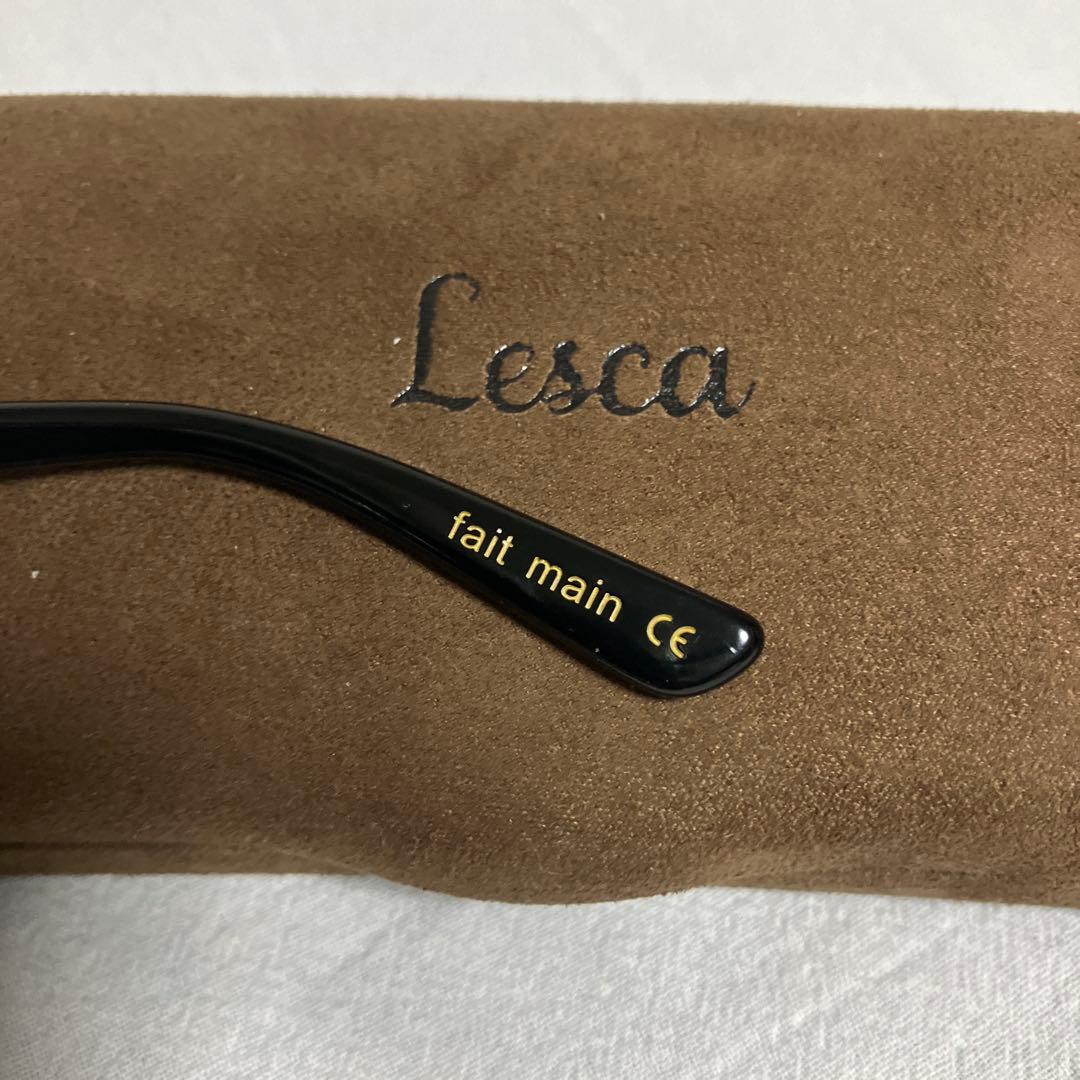 レスカ/ピカ ブラック44□26 度なしグレー調光レンズ【ノーズパッドカスタム】