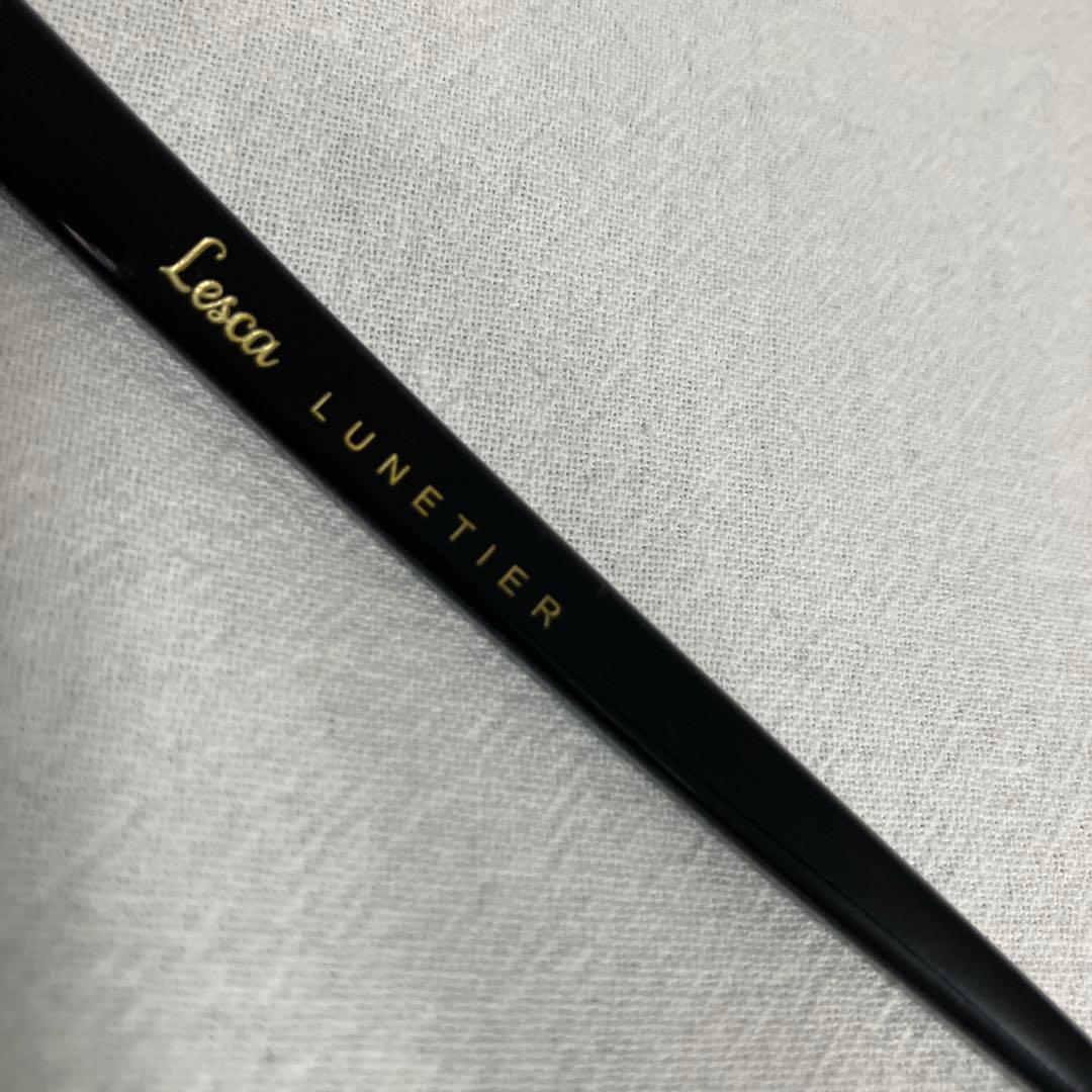 レスカ/ピカ ブラック44□26 度なしグレー調光レンズ【ノーズパッドカスタム】