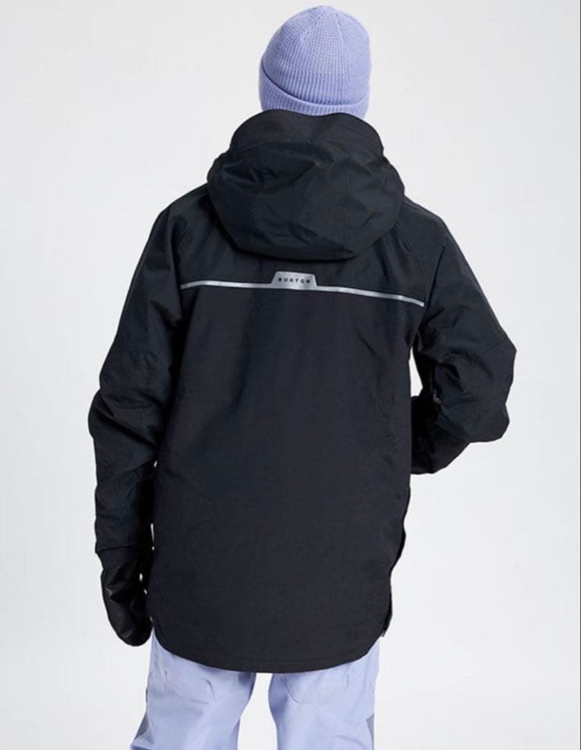 Burton アノラックジャケット　黒　スノボウェア　バートン　スノーウェア