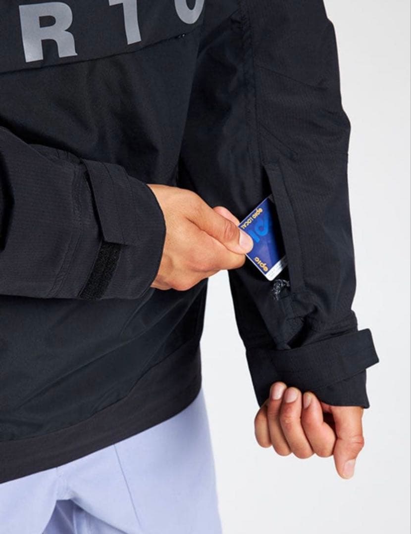 Burton アノラックジャケット　黒　スノボウェア　バートン　スノーウェア