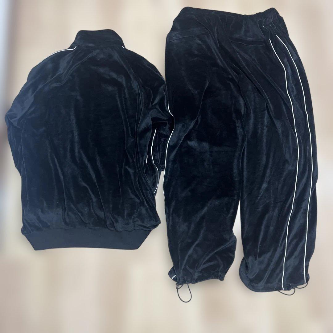 Los Angeles Territory ベロア　セットアップ　ブラック