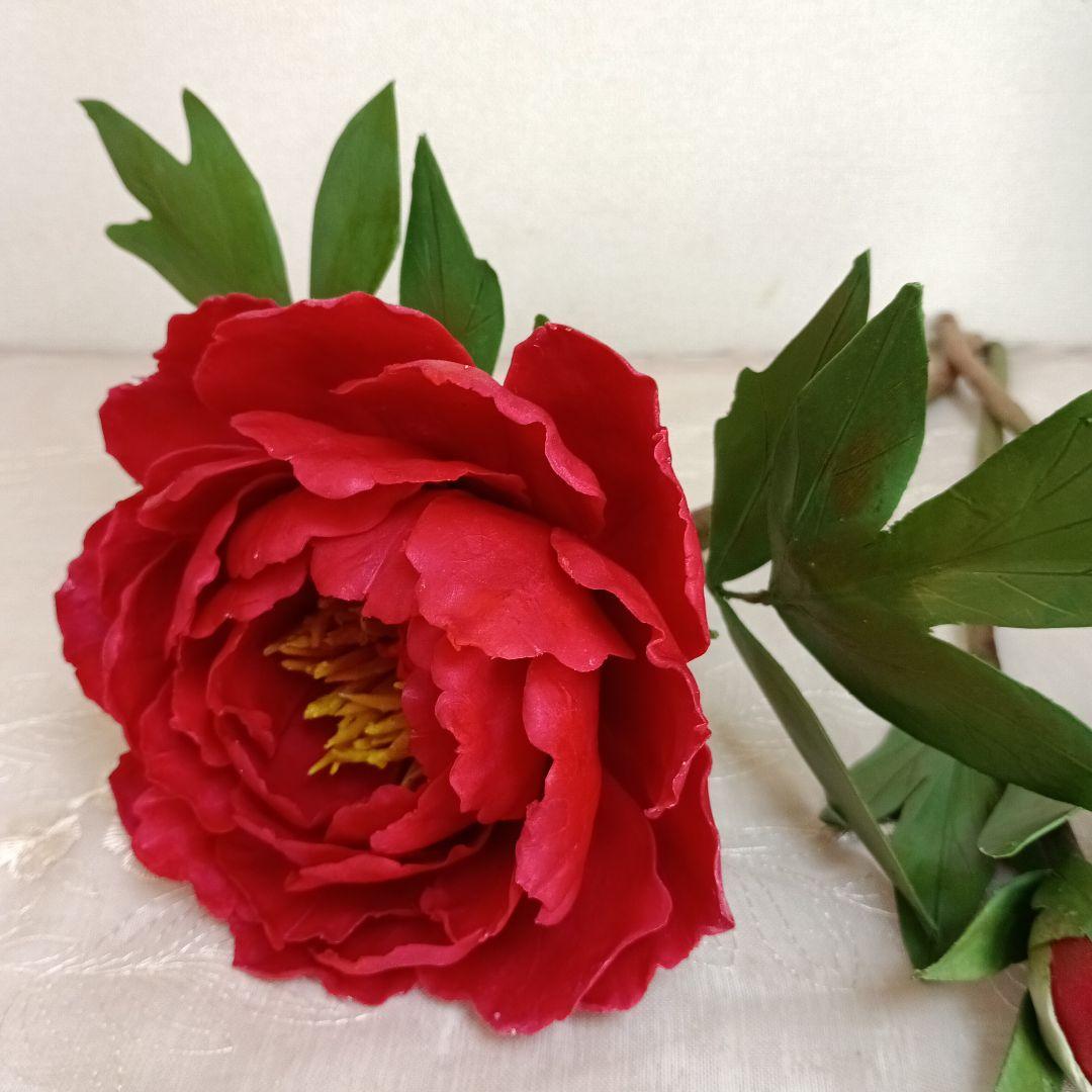 専用　牡丹と芍薬のお花 樹脂粘土クレイフラワー