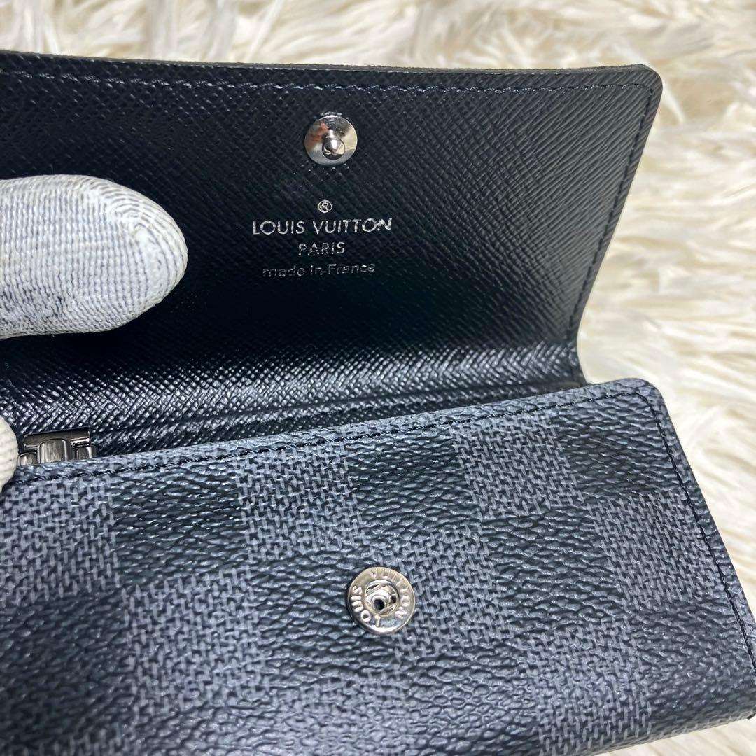 【未使用級】ルイヴィトン ダミエグラフィット6連キーケース N62662 箱付き