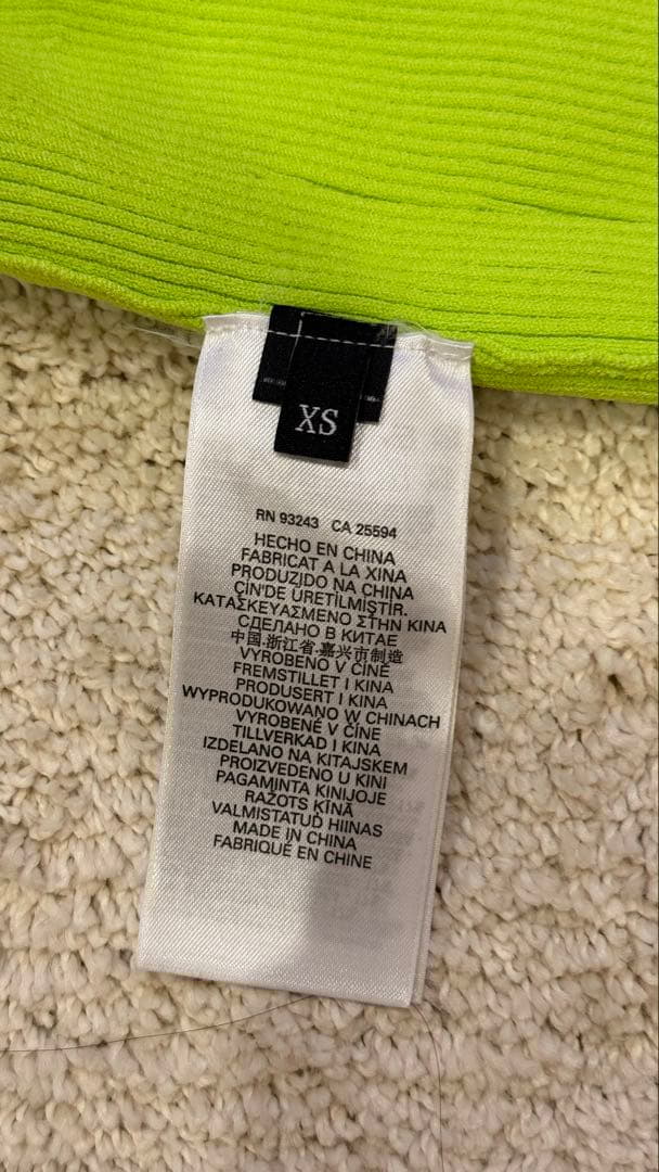 極美品！Diesel チューブトップ　リブニット ベアトップ