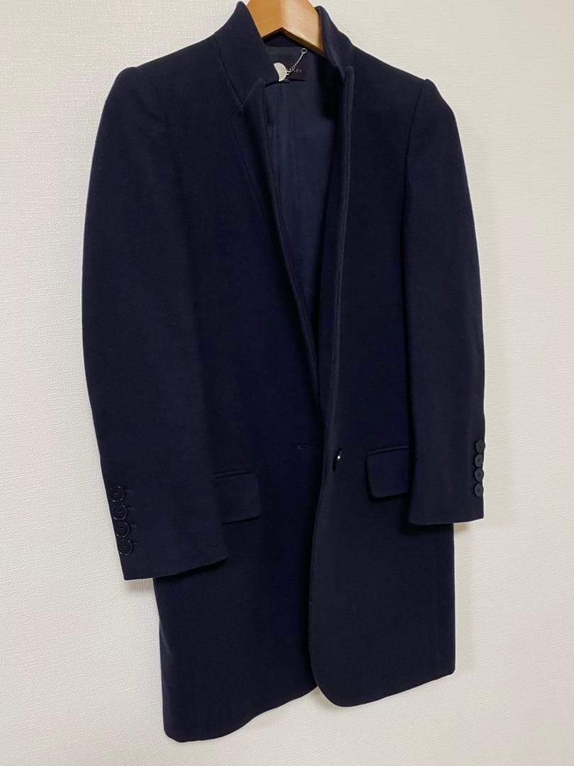 ステラマッカートニー チェスターコート 34 ネイビー