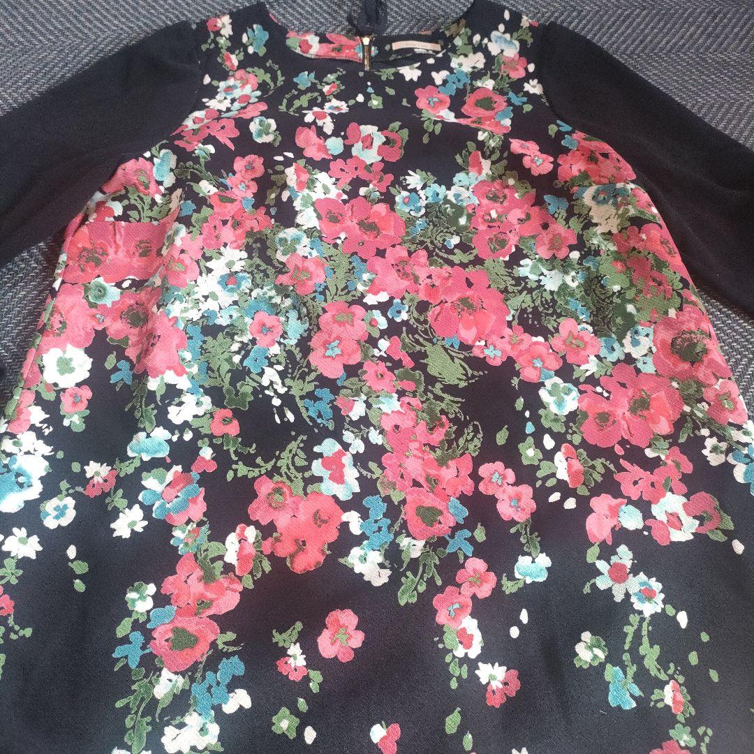 超美品　ローズティアラ　RoseTiara ワンピース　花柄　46