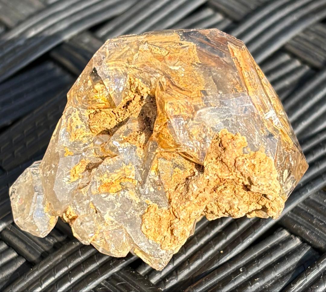 【天然石】虹入り　原石　天使の贈り物　骸骨水晶　エレスチャルクウォーツ③