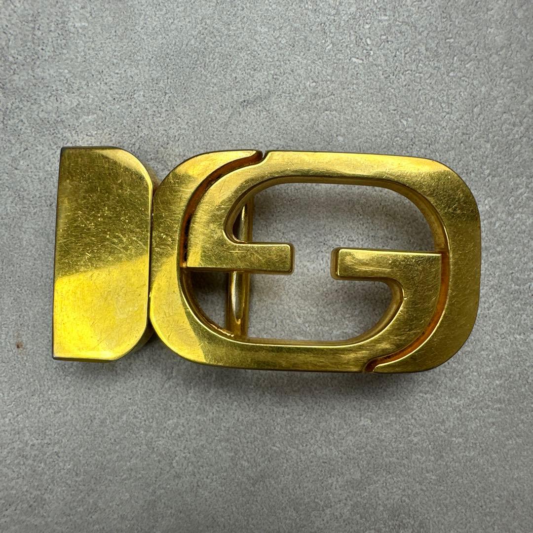 GUCCI グッチ オールドグッチ ヴィンテージ ベルト バックル ゴールド