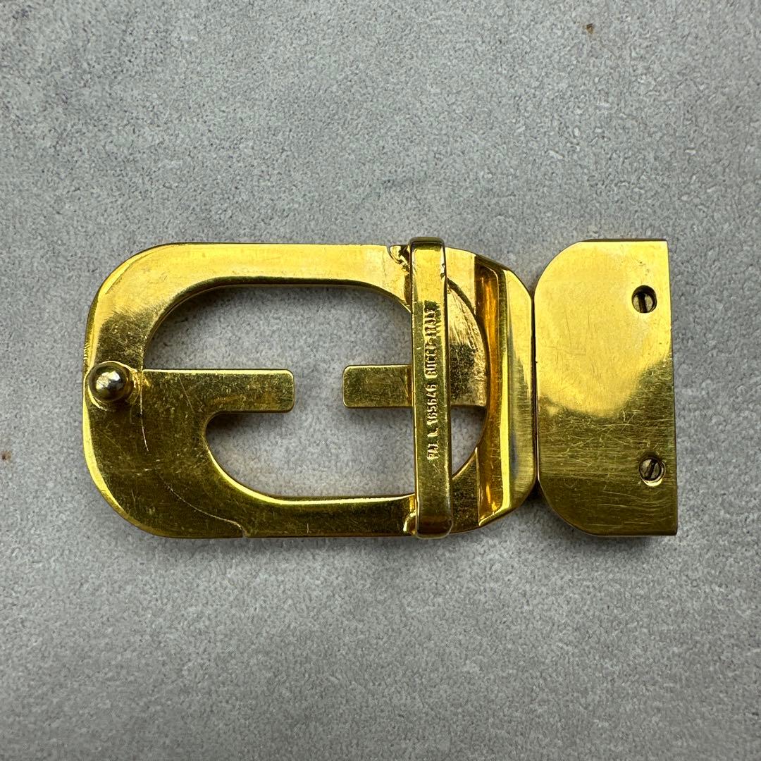 GUCCI グッチ オールドグッチ ヴィンテージ ベルト バックル ゴールド